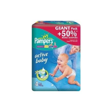 Pampers ACTIVE BABY maxi 7-18kg N