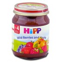 Hipp piure mere/fructe de padure (6luni) 