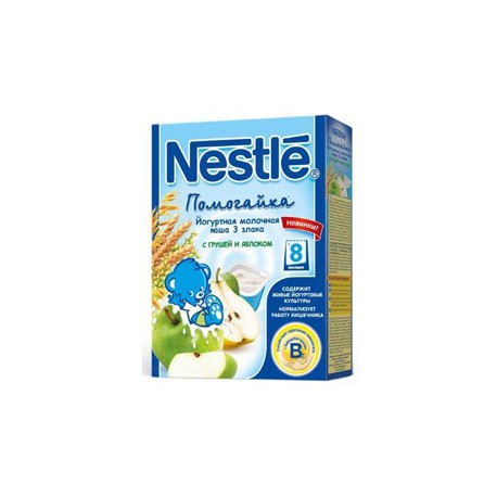 Nestle terci iaurt-lapte 3 злака mere+pe