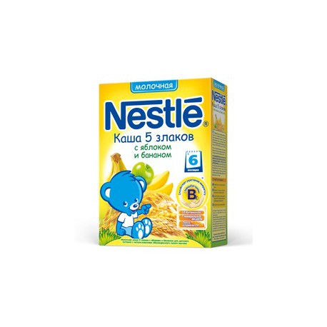 Nestle terci "5 злаков" mar+banane 200