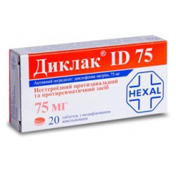 Diclac ID Comp. elib. modif. 75 mg N10
