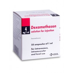 Dexamethason fiole 4mg/1ml N25(KRK