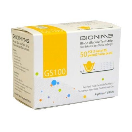 Teste pentru glucometru Bionime GS100 N50