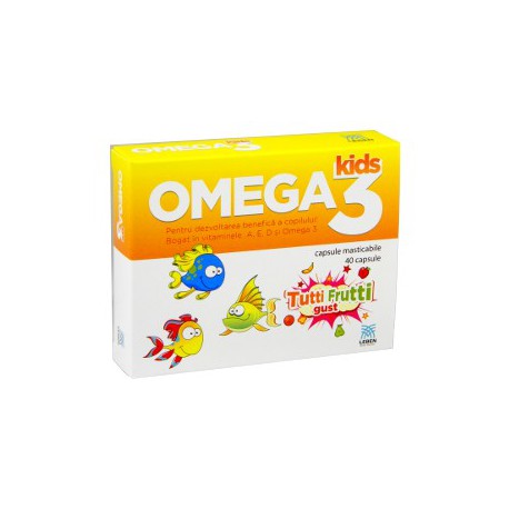 Omega 3 Kids Tutti-Frutti caps.mastic. N40