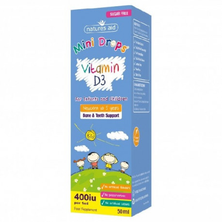 Vitamina D3 400IU pic.orale (0-5ani) 50ml