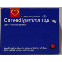 Carvedigamma 12.5 mg N30 tab