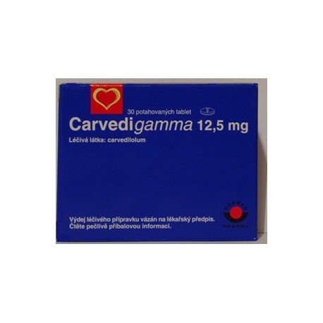 Carvedigamma 12.5 mg N30 tab
