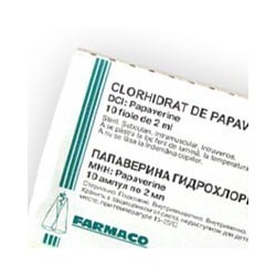 Papaverina fiole 2% 2ml N10(Farmaco)