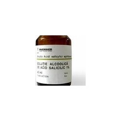 Acid salicilic sol. alc. 1% 40ml (Farmaco